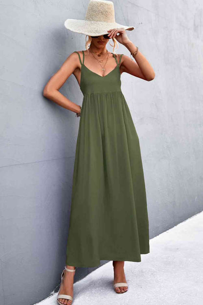 Double Strap Tie Back Dress